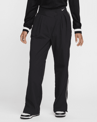 [NIKE]★Sportswear Swoosh Repel Pants Nike Sportswear Women's Repel Woven Pants Black/White - SS24
